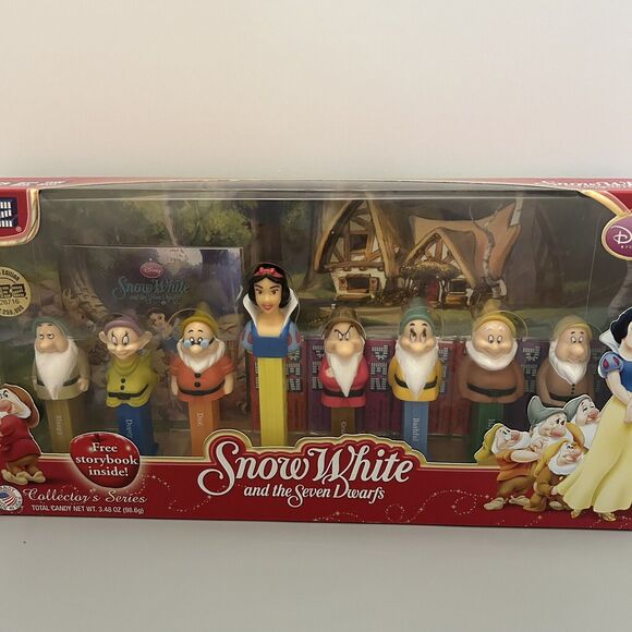 Disney Pez Snow White and The Seven Dwarfs Limited Edition Collector Series NOS - Picture 2 of 6